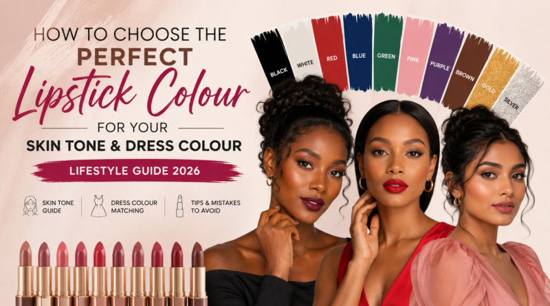 Choosing skin tone friendly lipstick colours in 2026