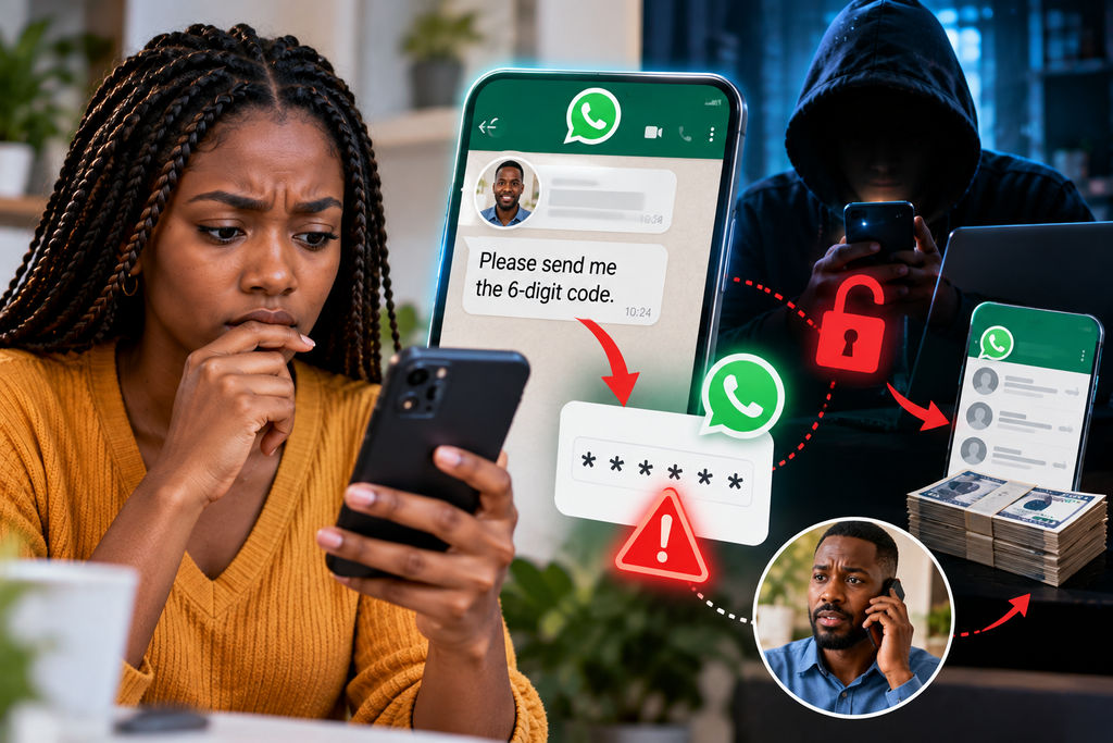 Whatsapp hijacking by scammers 2026 vrg