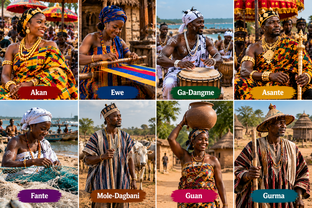 Ghanaian Communities across various regions