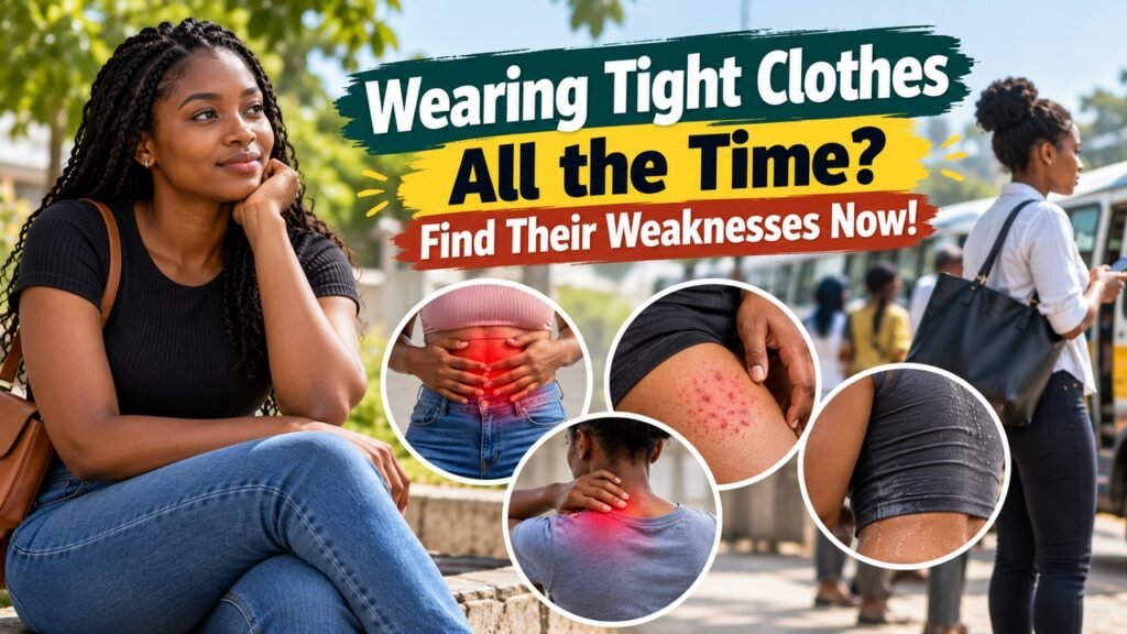 Tight clothes and irritation faced by young Ghanaians