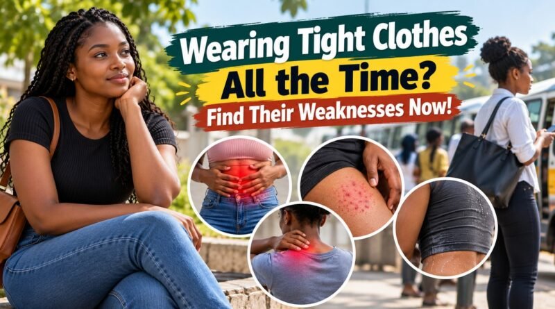 Tight clothes and irritation faced by young Ghanaians