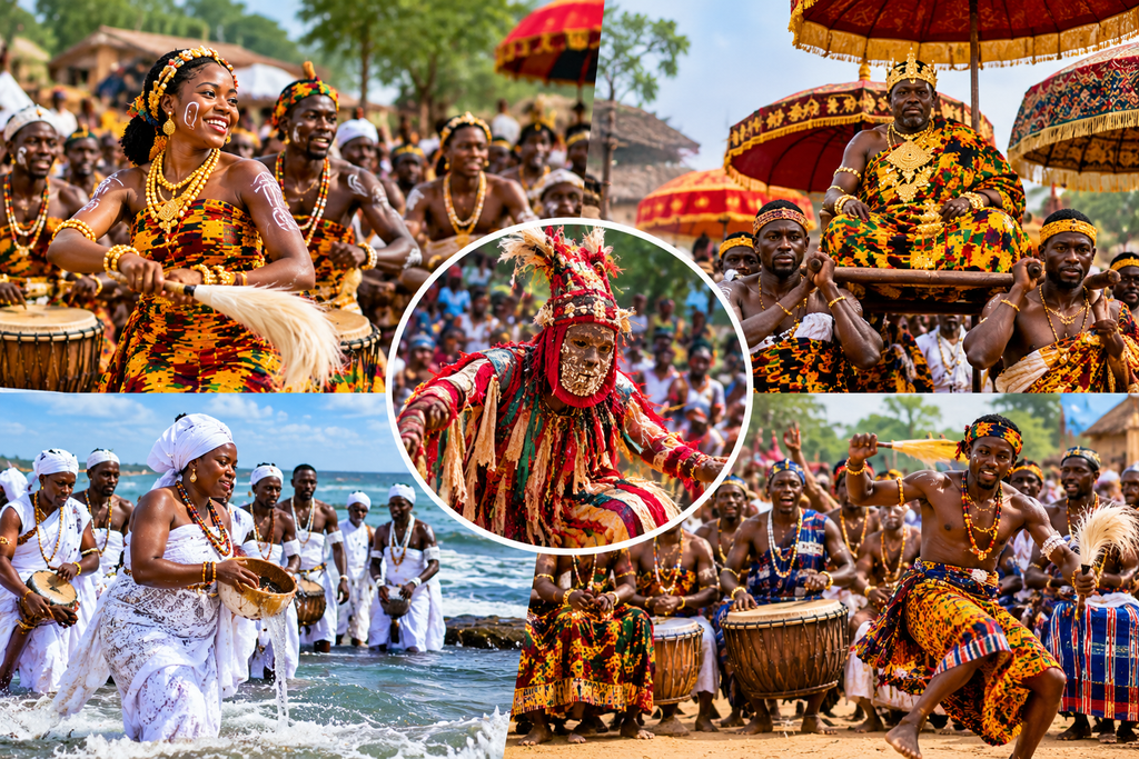 vibrant traditional festivals of Ghana